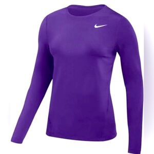 Nike Men's Long Sleeve Tee in Vibrant Purple